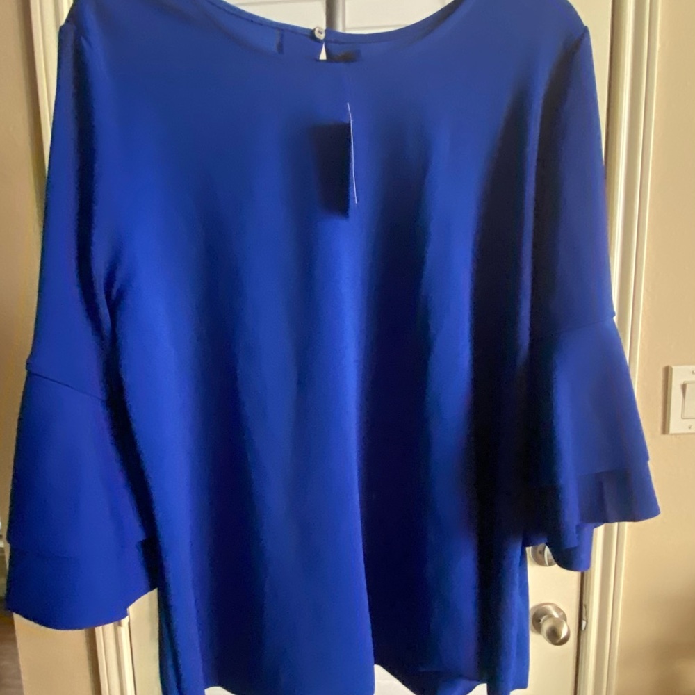 Royal Blue Blouse
